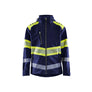 Hi-Vis Softshell Jacket - Navy blue/Hi-vis yellow - 4XL
