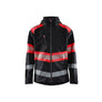 Hi-Vis Softshell Jacket - Black/Red hi-vis - 4XL