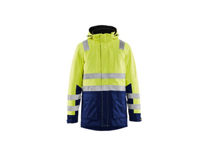 Winter Parka Hi-vis - Hi-vis yellow/navy blue - 4XL