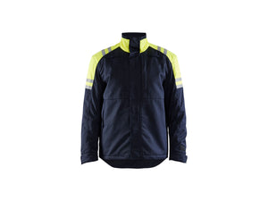 Inherent Steel Winter jacket - Navy blue/Hi-vis yellow - 4XL