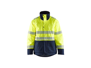 Multinorm Winter Jacket - Hi-vis yellow/navy blue - 4XL