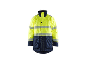 Multinorm Winter Parka - Hi-vis yellow/navy blue - 4XL