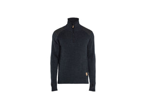 Wool Sweater - Dark grey/black - 4XL