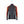 Socks and Boxers zip-neck top XWARM, 100% Merino - Mid grey/Dark red - 4XL