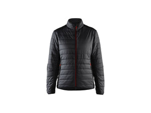 Women's Warm-Lined Jacket - Black/Red - L