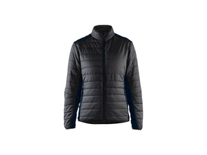Women's Warm-Lined Jacket - Black/Dark navy blue - L