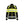 Women’s Microfleece Jacket - Black/Hi-vis yellow - L