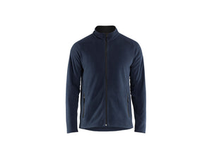 Micro Fleece Jacket - Dark navy blue - 4XL