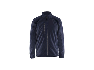 Fleece jacket - Dark navy/Black - 4XL