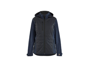 Women's Hybrid Jacket - Dark navy/Black - L