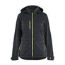 Women's Hybrid Jacket - Black/Hi-vis yellow - L