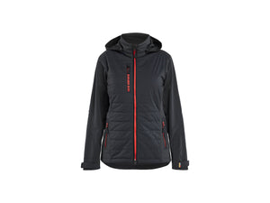 Women's Hybrid Jacket - Black/Red - L