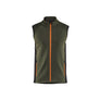 STRIKER Fleece Vest - Forest Green/Rust - 4XL