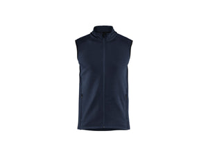 STRIKER Fleece Vest - Dark navy blue - 4XL