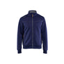 Sherpa-Lined Sweatshirt Full-Zip - Navy blue - 4XL