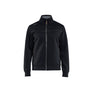 Sherpa-Lined Sweatshirt Full-Zip - Black - 4XL