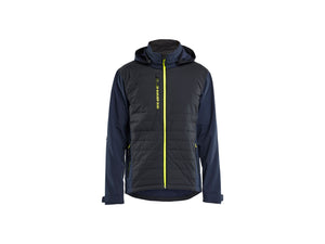Hybrid Jacket - Dark navy blue/Hi-vis yellow - 4XL