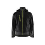 Softshell jacket - Black/Hi-vis yellow - 4XL