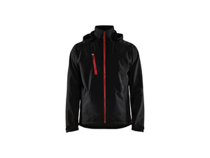 Softshell jacket - Black/Red - 4XL