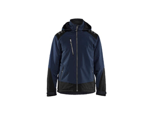 Lightweight Lined Winter Jacket Softshell - Dark navy/Black - 4XL