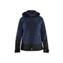 Women’s Lightweight Lined Winter Jacket Softshell - Dark navy/Black - L
