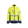 Hi-vis Shell Jacket - Hi-vis yellow/navy blue - 4XL