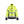 Women’s Lightweight Lined Winter Jacket Hi-Vis - Hi-vis yellow/Black - L