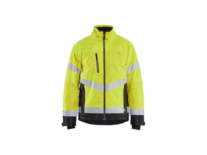 Hi-Vis Lightweight lined Winter Jacket - Hi-vis yellow/Black - 4XL