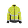 Hi-Vis Lightweight lined Winter Jacket - Hi-vis yellow/Black - 4XL