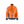 Hi-Vis Lightweight lined Winter Jacket - Hi-Vis Orange/Mid grey - 4XL