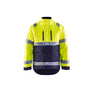 Hi-Vis Winter Jacket - Hi-vis yellow/navy blue - 4XL