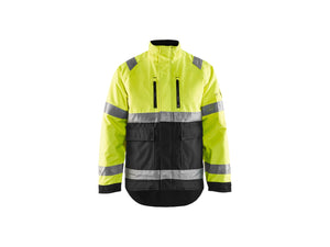 Hi-Vis Winter Jacket - Hi-vis yellow/Black - 4XL