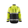 Hi-Vis Winter Jacket - Hi-vis yellow/Black - 4XL