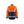 Hi-Vis Winter Jacket - Orange/Navy blue - 4XL