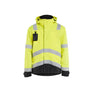 Hi-Vis Waterproof Jacket - Hi-vis yellow/Black - 4XL
