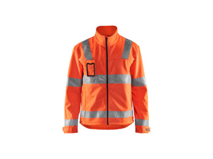 Hi-Vis Softshell Jacket - Orange - 4XL