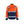 Hi-Vis winter jacket - Orange/Navy blue - 4XL