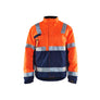 Hi-Vis winter jacket - Orange/Navy blue - 4XL