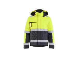 Hi-Vis Winter jacket - Hi-vis yellow/Mid grey - 4XL