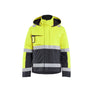 Hi-Vis Winter jacket - Hi-vis yellow/Mid grey - 4XL