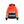 Women's Hi-Vis Winter Jacket - Red hi-vis/black - L