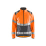 Hi-Vis Softshell jacket - Hi-Vis Orange/Mid grey - 4XL
