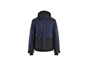 Winter jacket - Dark navy/Black - 4XL