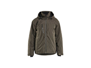 Lightweight lined Winter Jacket - Dark olive green/Black - 4XL