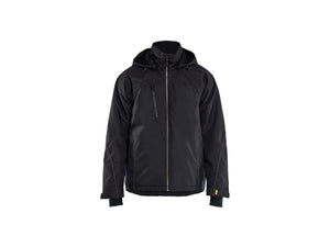 Lightweight lined Winter Jacket - Black/Grey - 4XL