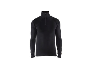 Socks and Boxers top WARM 50% merino - Black - 4XL