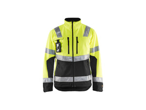 Hi-Vis Softshell jacket - Hi-vis yellow/Black - 4XL