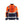 Hi-Vis Softshell jacket - Orange/Navy blue - 4XL