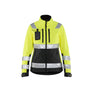 Women's Hi-Vis Softshell jacket - Hi-vis yellow/Black - L