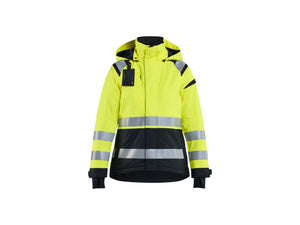 Women's Hi-Vis Shell Jacket - Hi-vis yellow/Black - L